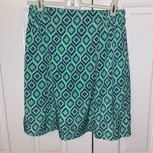 Francesca's patterned skirt